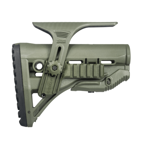 GL-Shock PCP Schulterstütze AR15 / M16 / M4 Stil - Rückstoßdämpfer / Wangenauflage / Rail