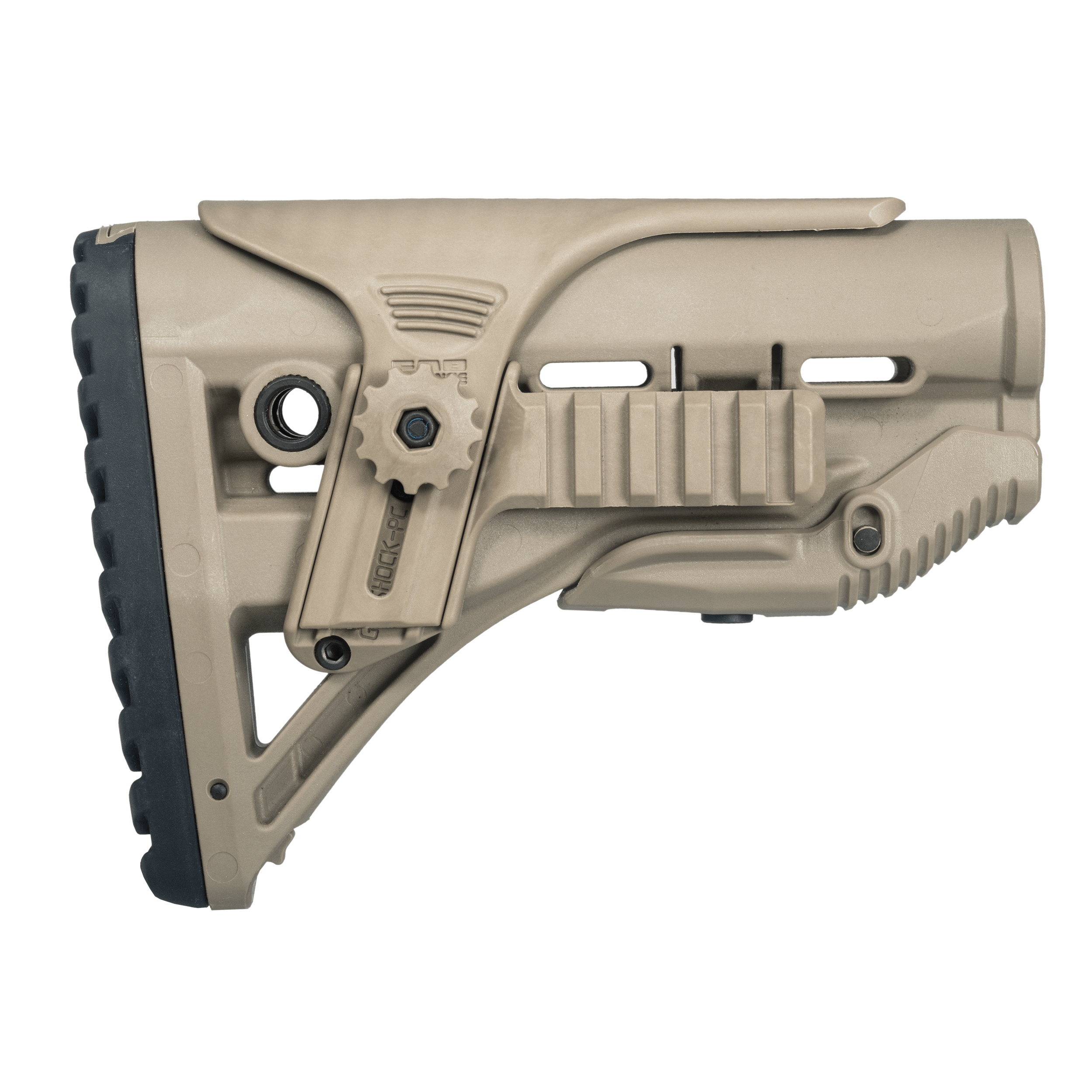 GL-Shock PCP Schulterstütze AR15 / M16 / M4 Style - Rückstoßdämpfer / Wangenauflage / Rail