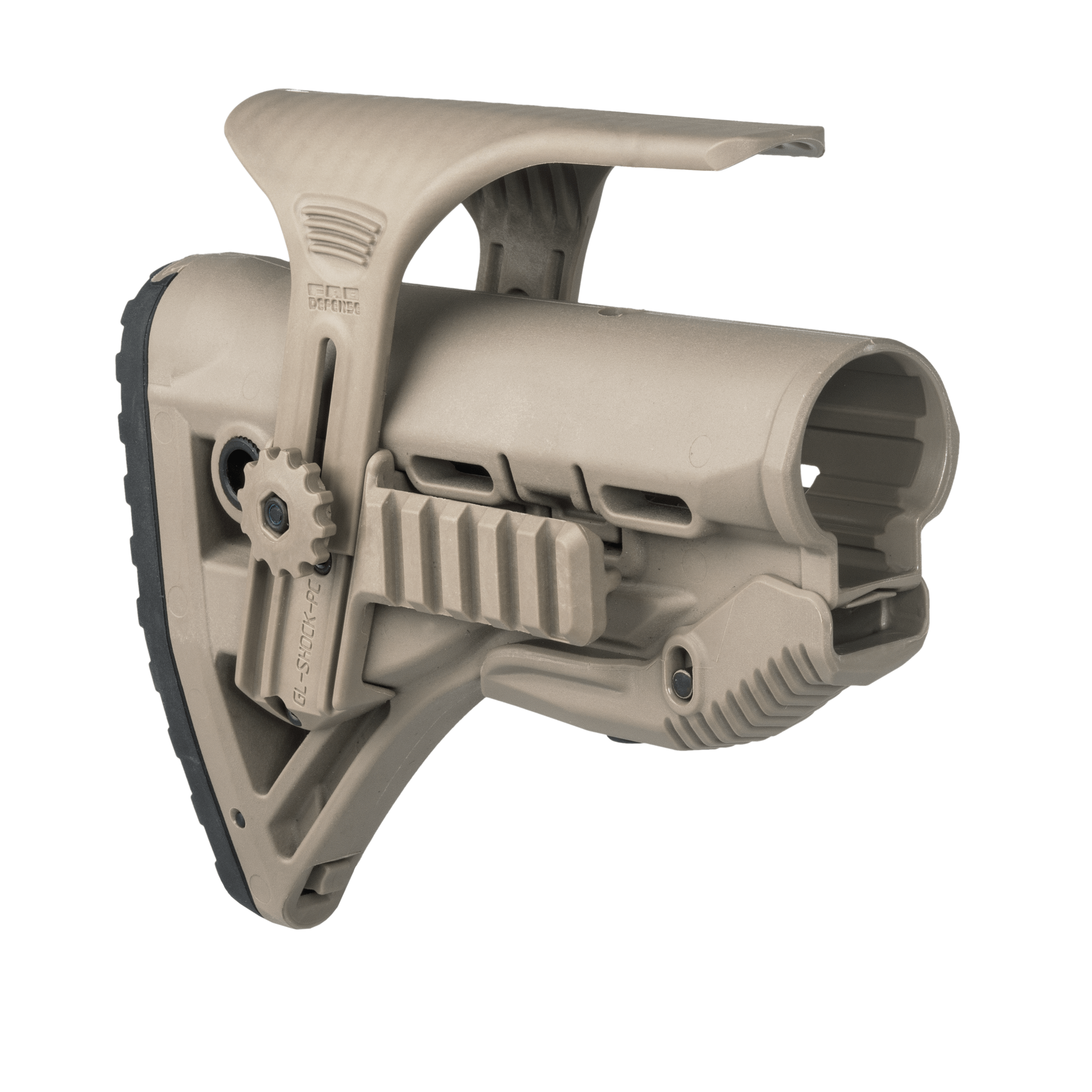 GL-Shock PCP Schulterstütze AR15 / M16 / M4 Style - Rückstoßdämpfer / Wangenauflage / Rail