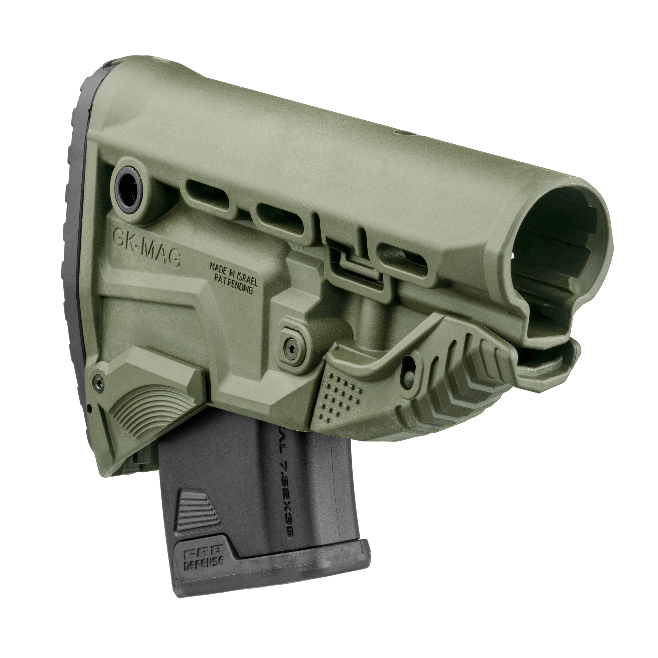 Schulterstütze AK47 - mit 10 Schuss Reservemagazin