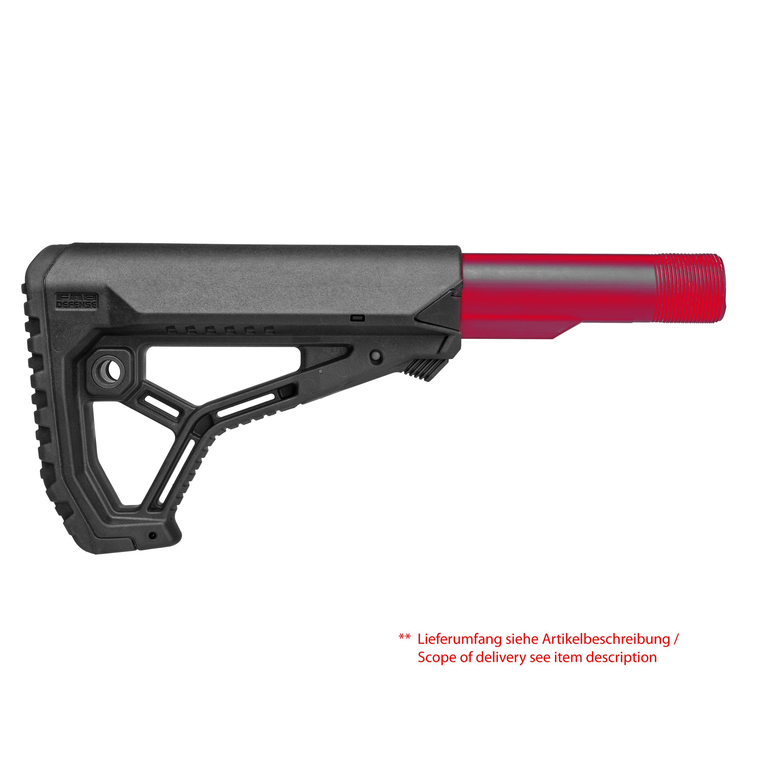 GL-CORE AR15 / M4 ergonomisch geformte leichte Schulterstütze