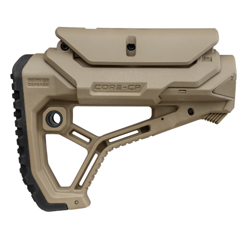 GL-CORE CP AR15 / M4 Ergonomisch geformte Schulterstütze mit verstellbarer Wangenauflage