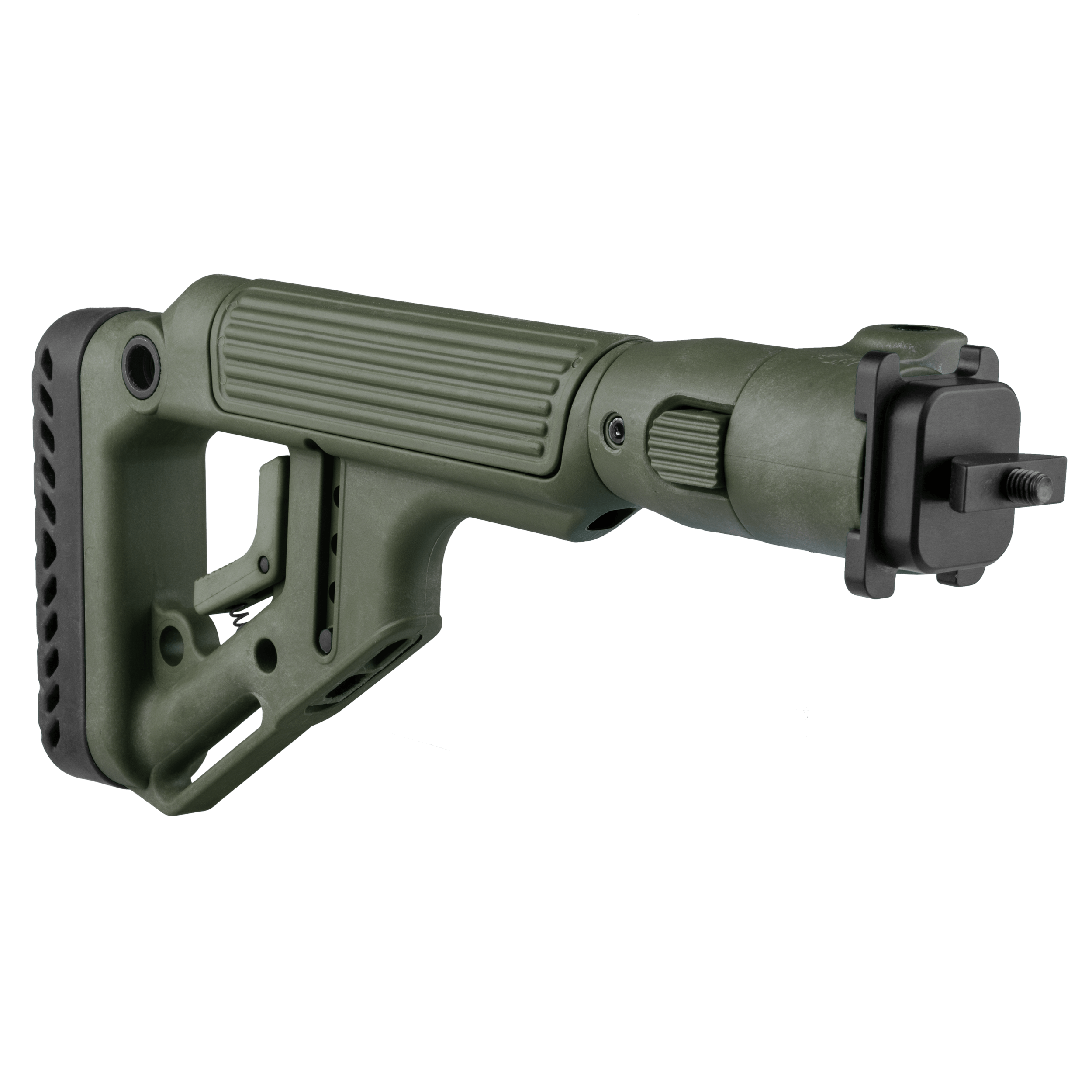 AK47 Schulterstütze klappbar / Wangenauflage / gefräste Gehäuse (Polymer Aufnahme)