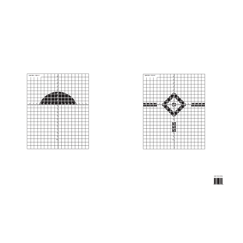 1 cm Raster Target Hüllen