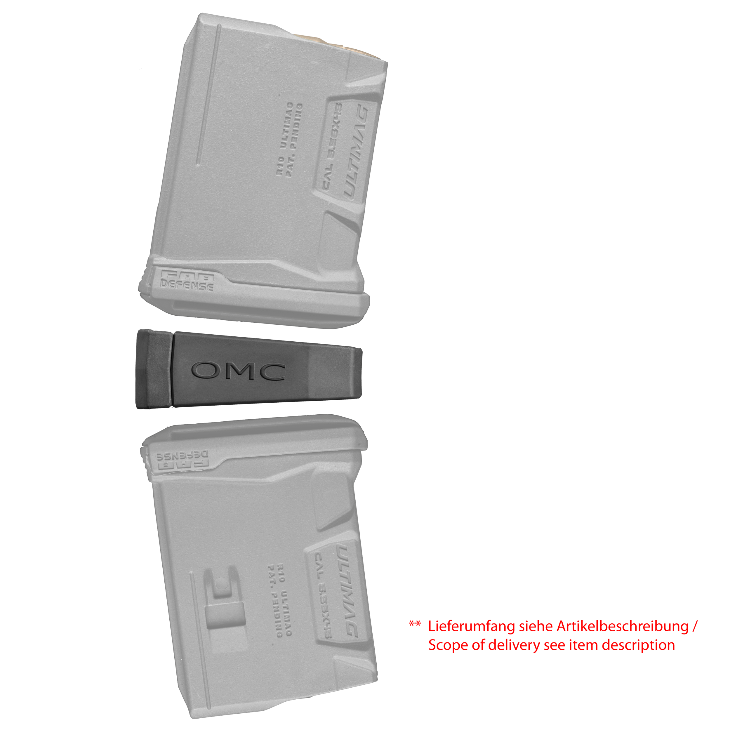 OMC Magazin Koppler für FAB DEFENSE AR15 Ultimag 10R Magazine