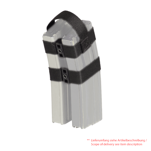 Polymer and straps 5.56 / 7.62 Magazine Coupler Polymer and straps 5.56 / 7.62 Magazine Coupler