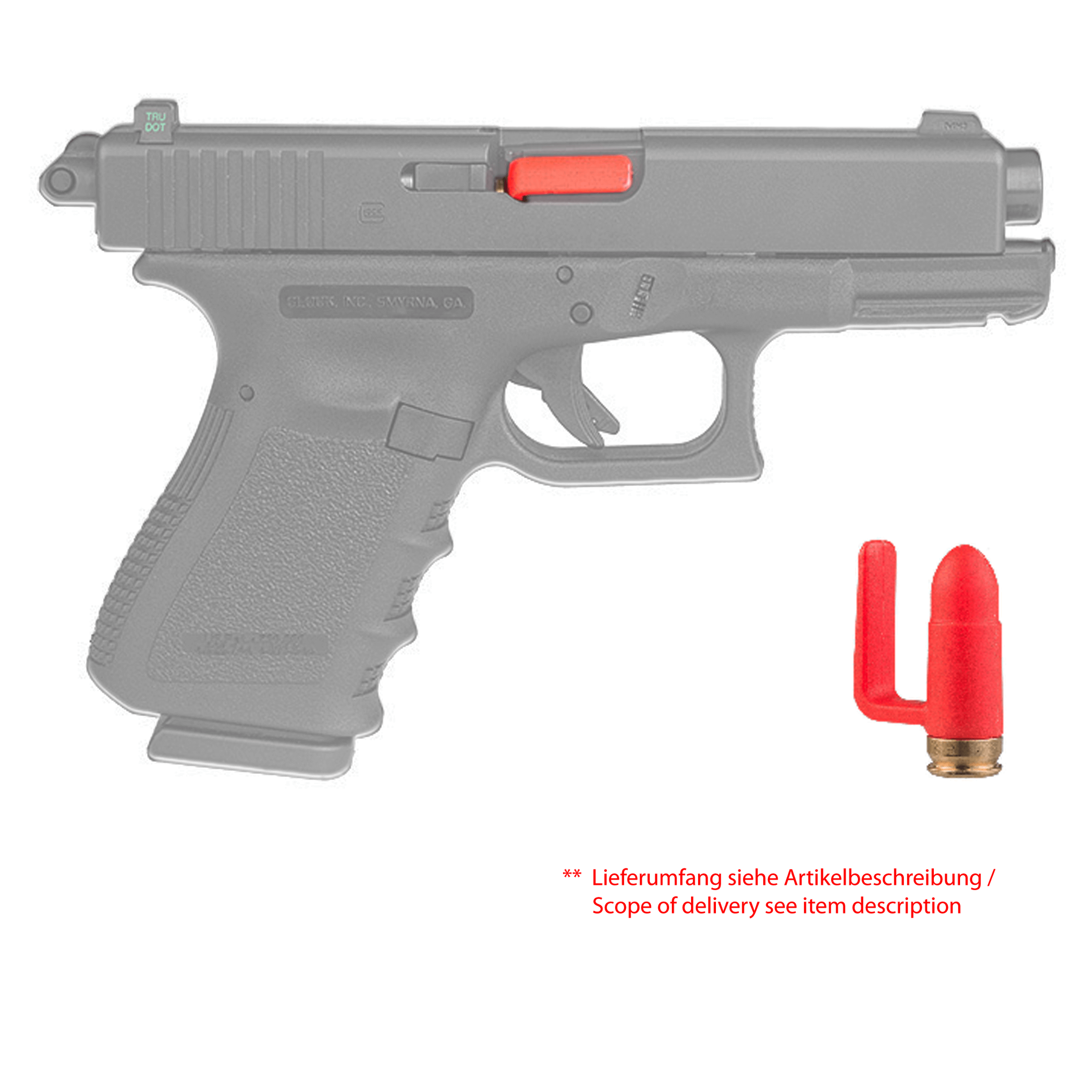 Polymer Sicherheits Patrone im Kaliber 9mm (5er Pack)