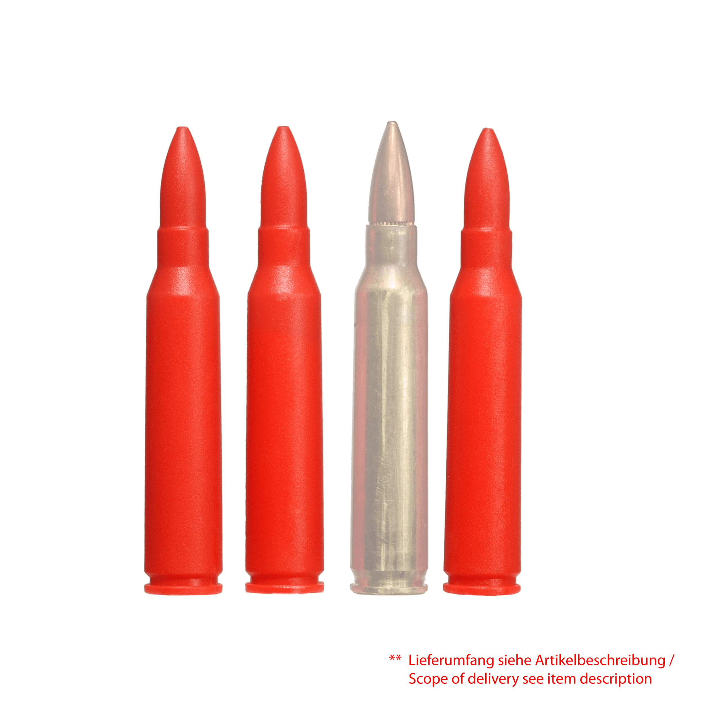 Practice Dummy Ammunition in Calibre 5.56 x 45 mm  / .223 REM (10 Pieces)