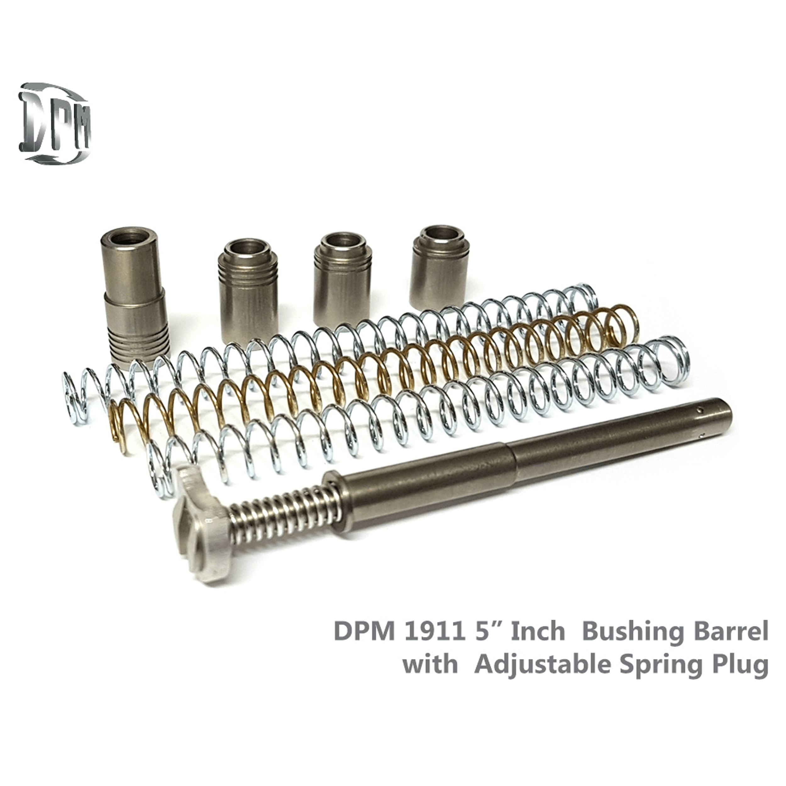 1911 5" mit Bushing - 9mm / .40 S&W / .45 ACP - 9 verschiedenen Einstellungen