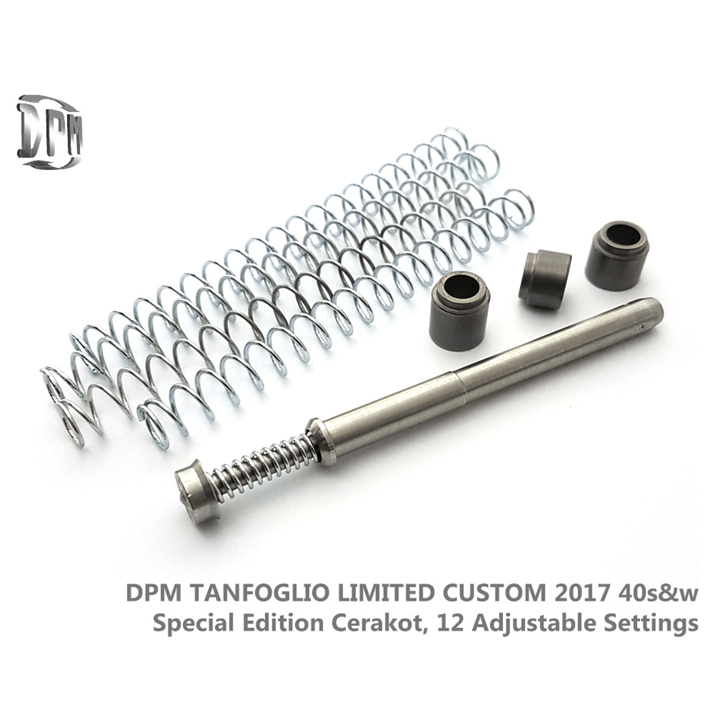 TANFOGLIO LIMITED CUSTOM 2017 40s&w Special Edition Cerakot, 12 Adjustable Settings