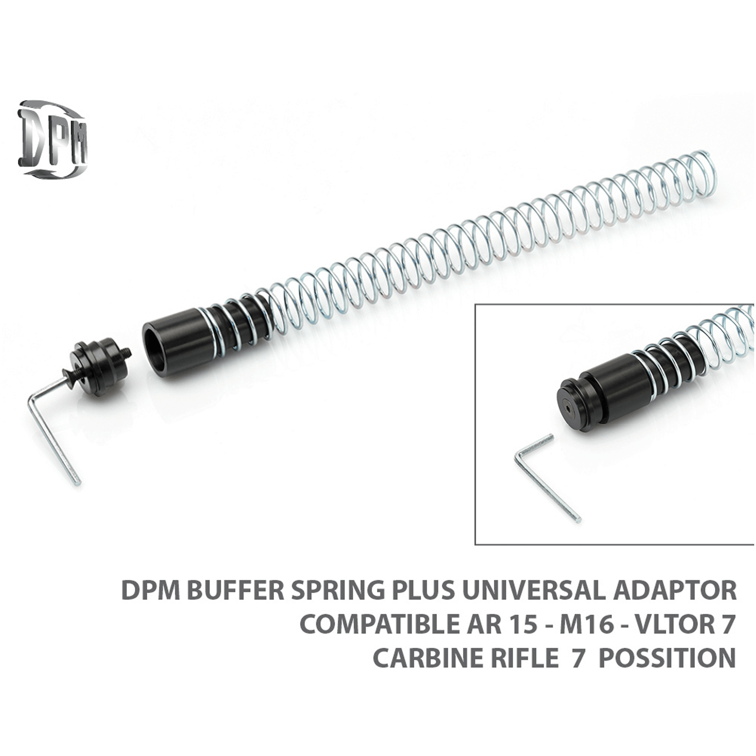 AR-15 / AR-10 Universal Adapter and Spring Set