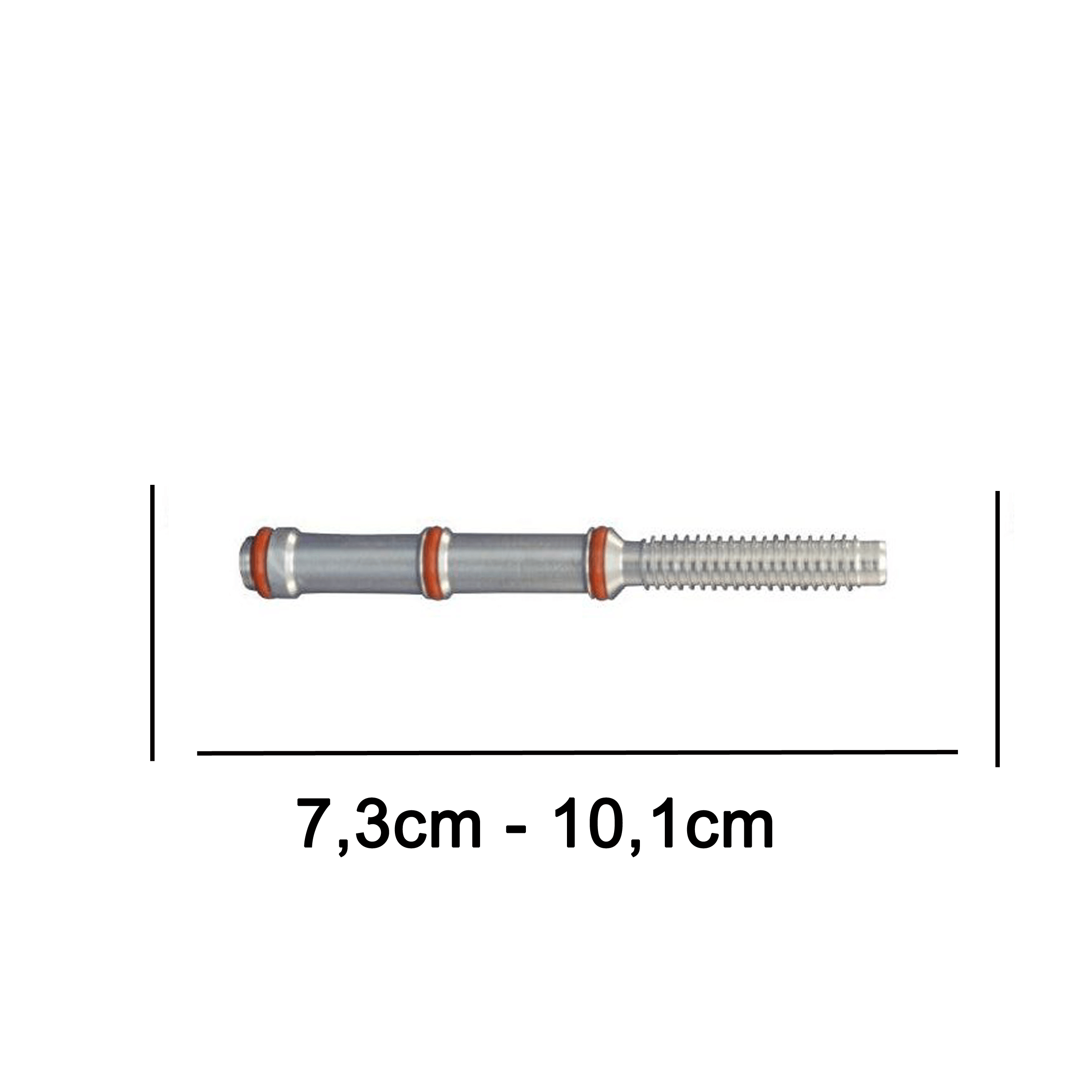 Laser Ammo Sicherheitsrohr - kurz (2,9"-4,0") - 9MSP-S