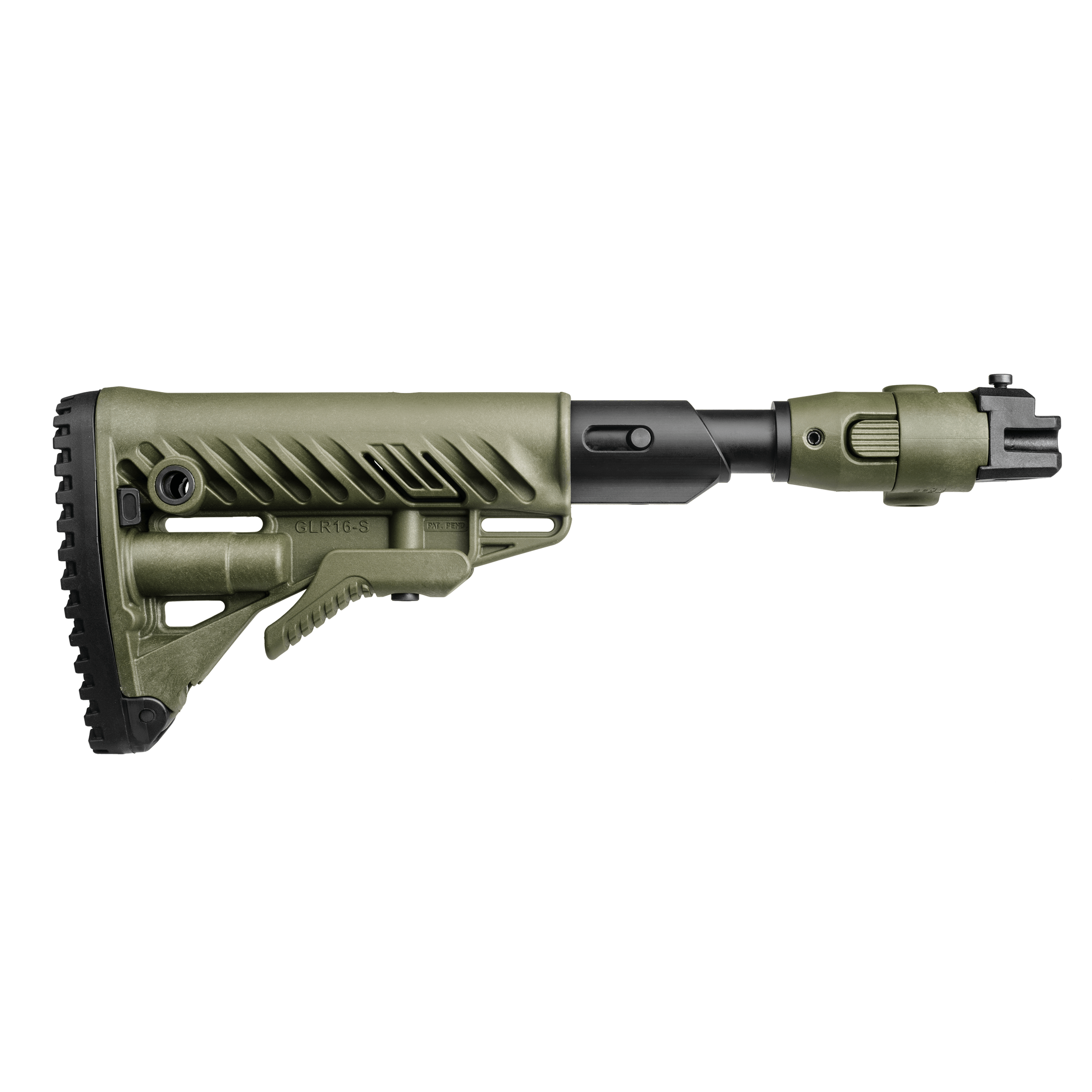 AK47 Schulterstütze klappbar / Rückstoßdämpfer (Polymer Aufnahme)