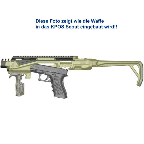 KPOS Scout STANDARD PDW Anschlagschaft Glock
