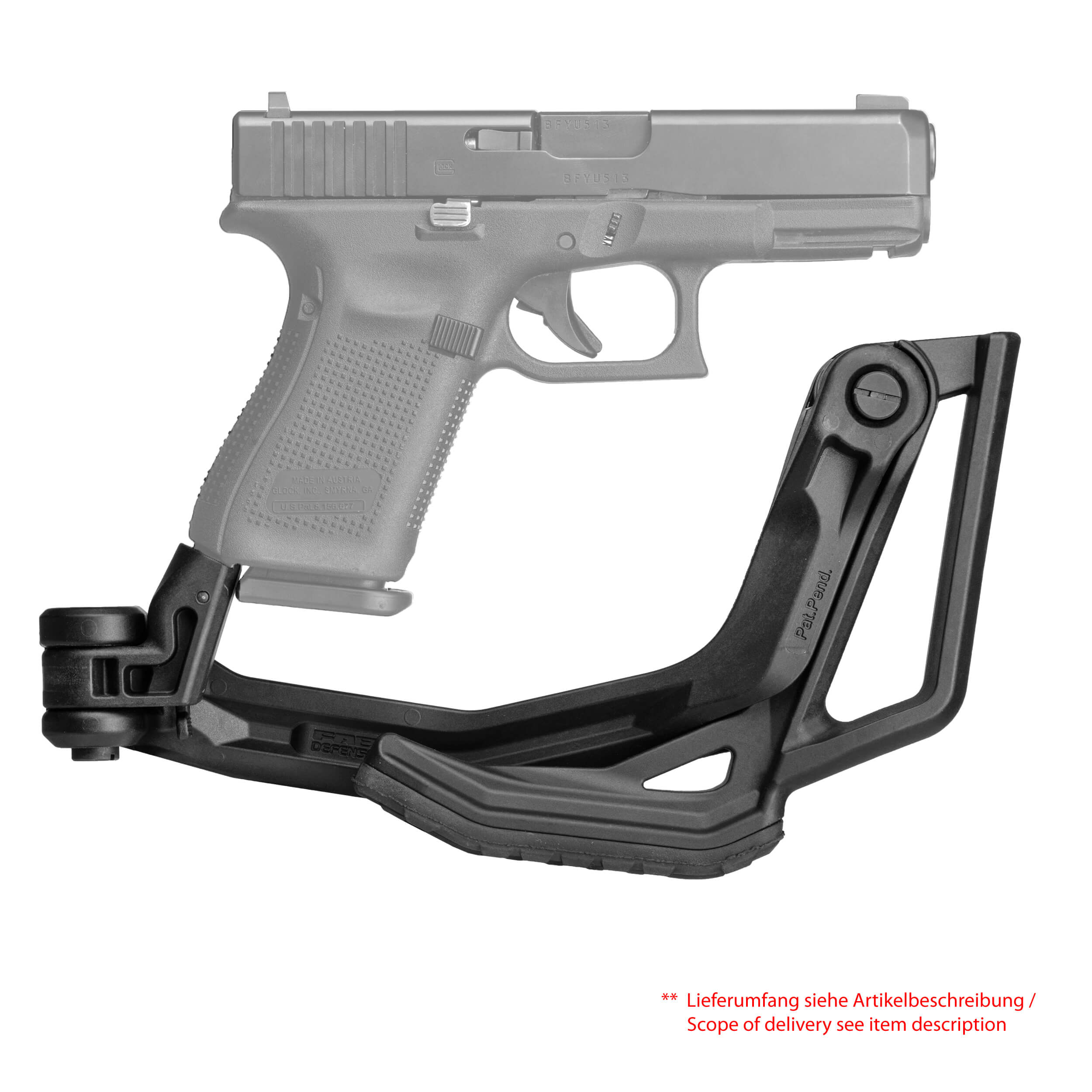 Cobra Quick Deployment Folding Glock Stock