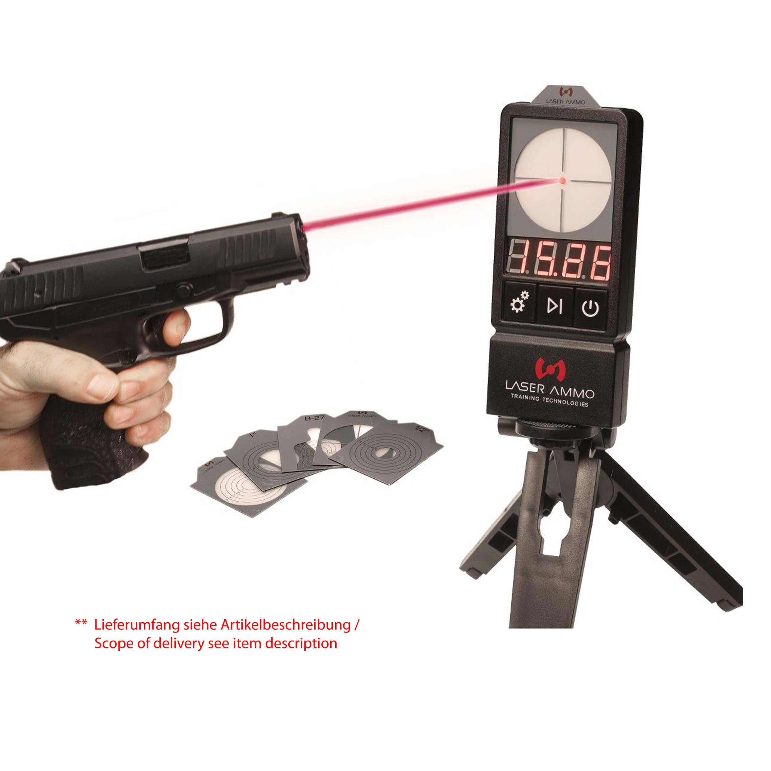 LaserPET™ II + SureStrike 9mm Laserpatrone