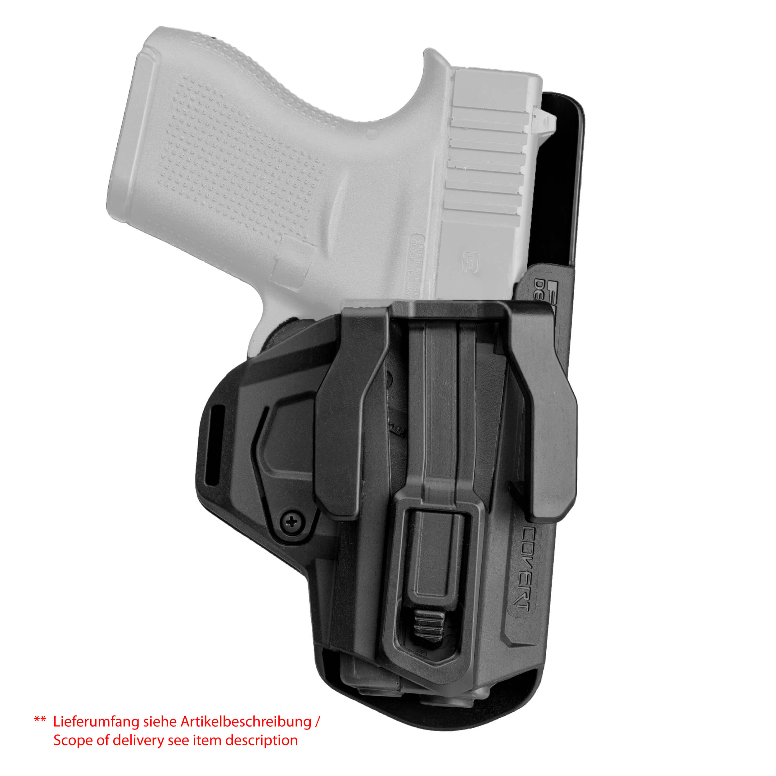 IWB Innenbundholster Glock 43 43X & 48 RECHTS HOLSTER