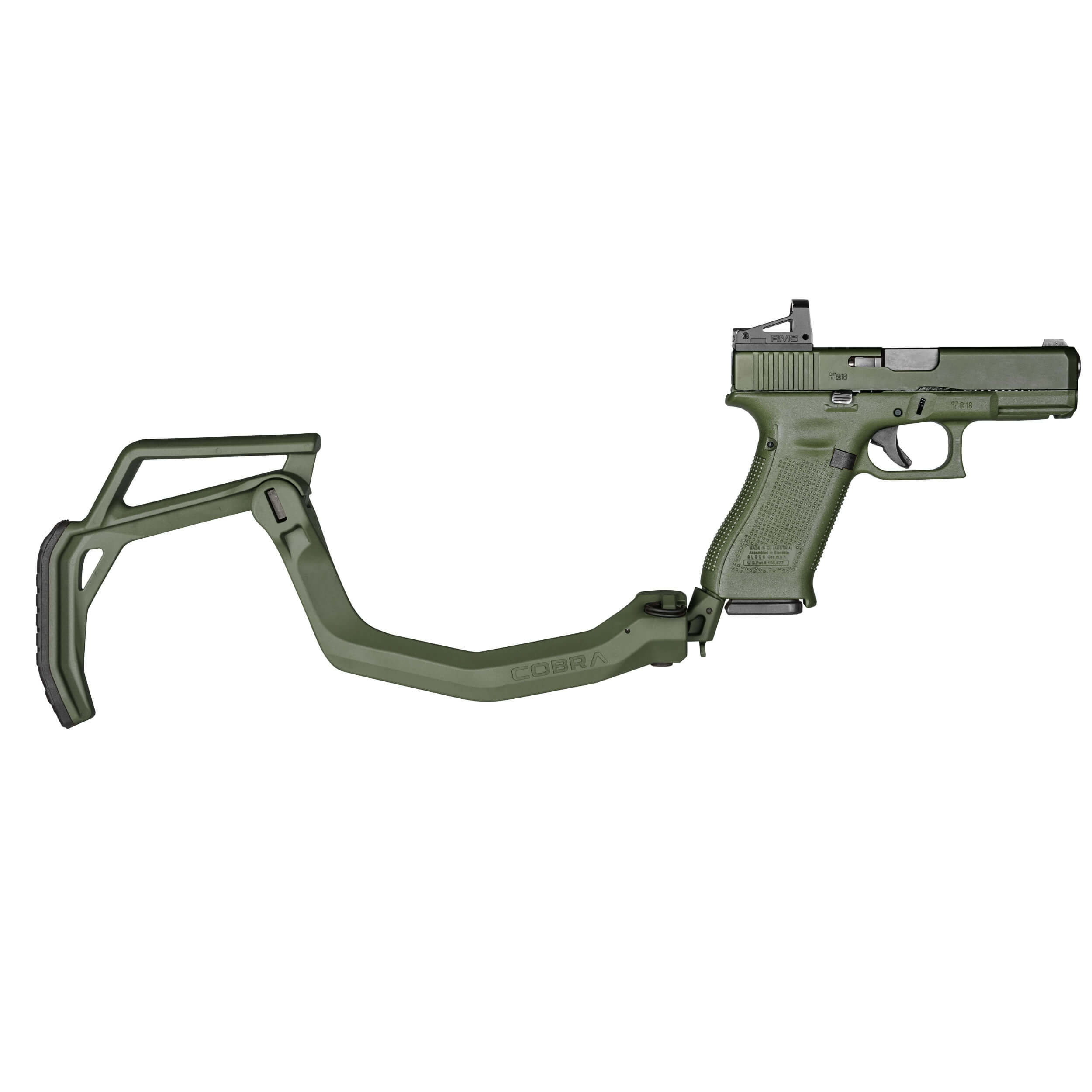 Cobra Quick Deployment Folding Glock Stock