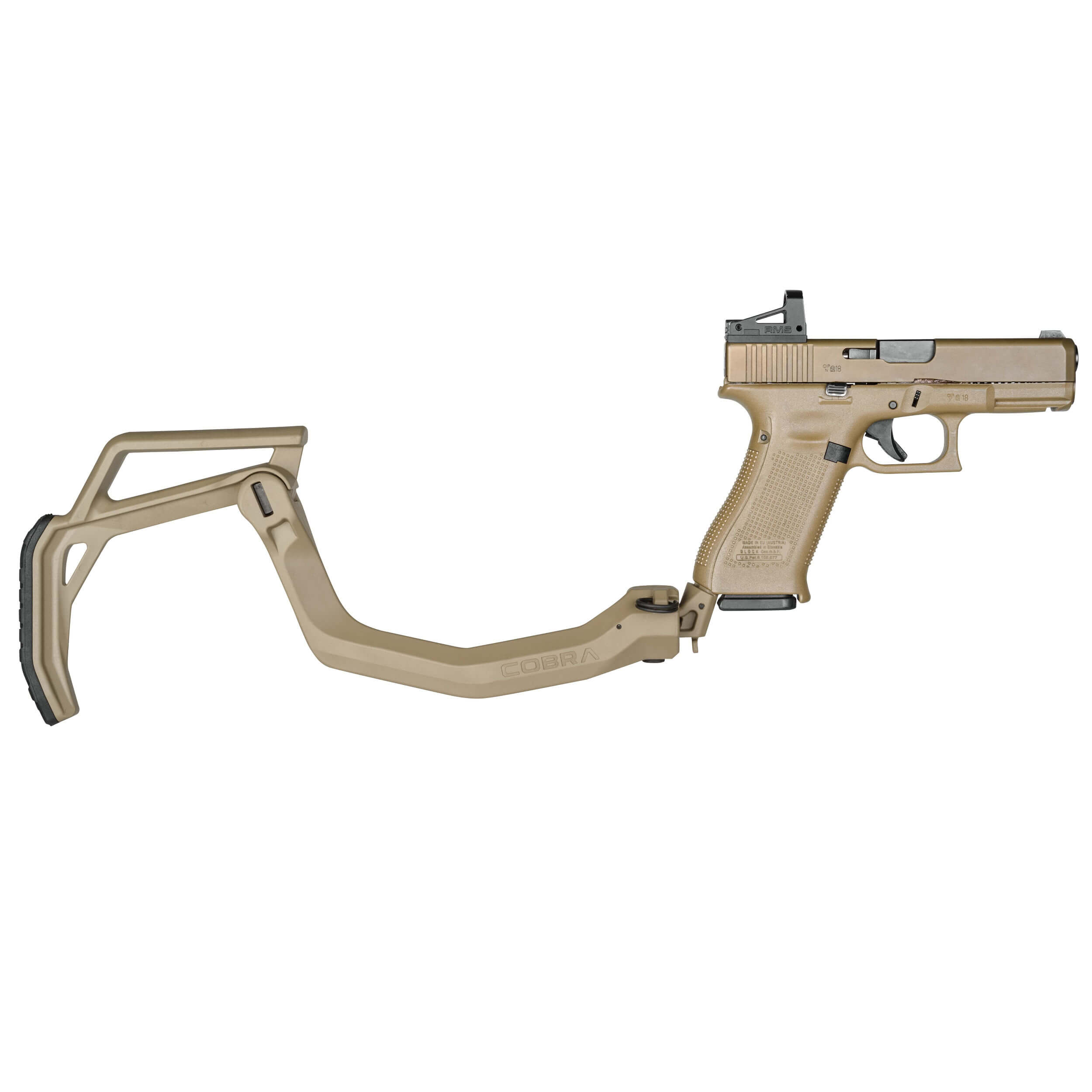 Cobra Quick Deployment Folding Glock Stock