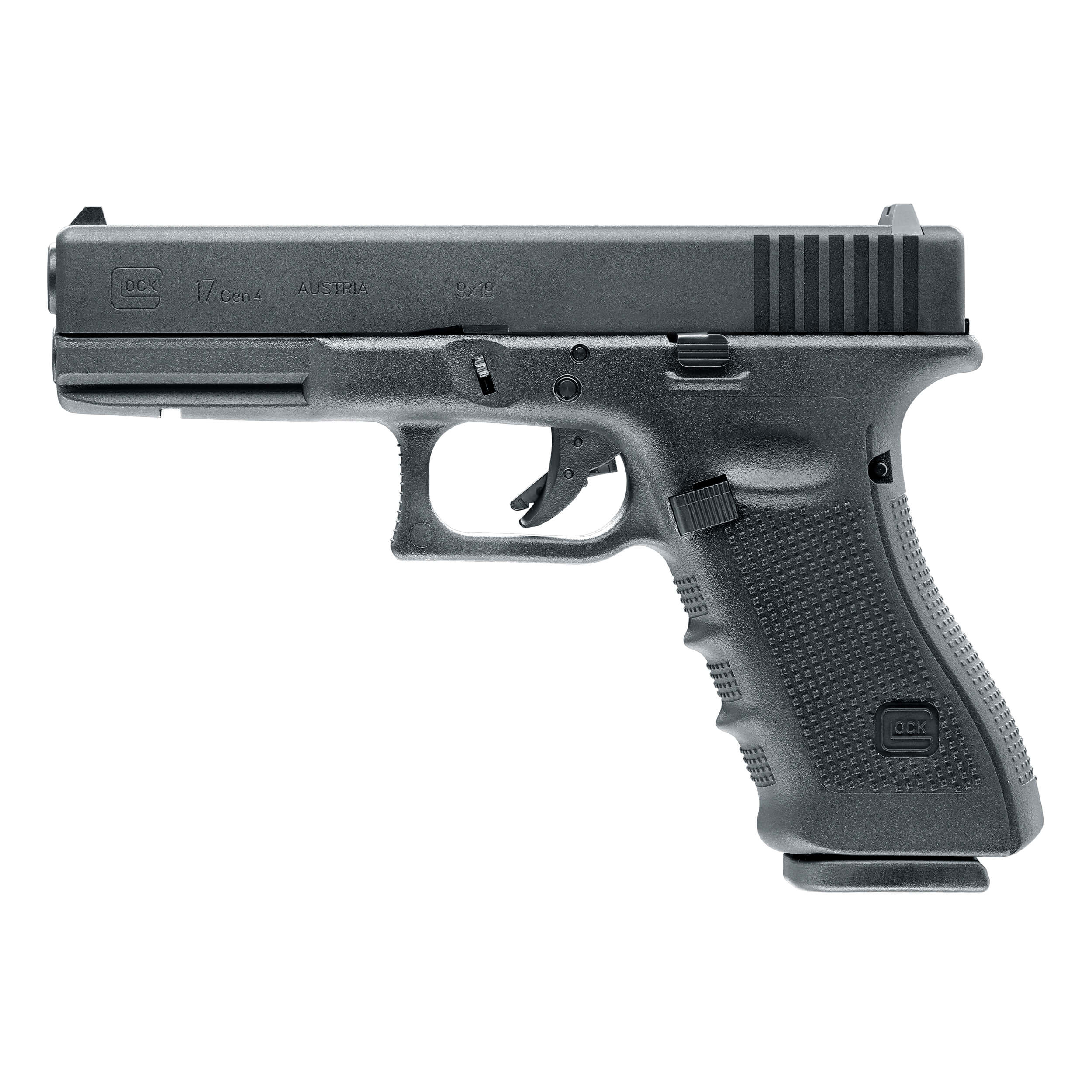 Airsoft GLOCK 17 Gen4 mit Metallschlitten und Blowback (Gas)