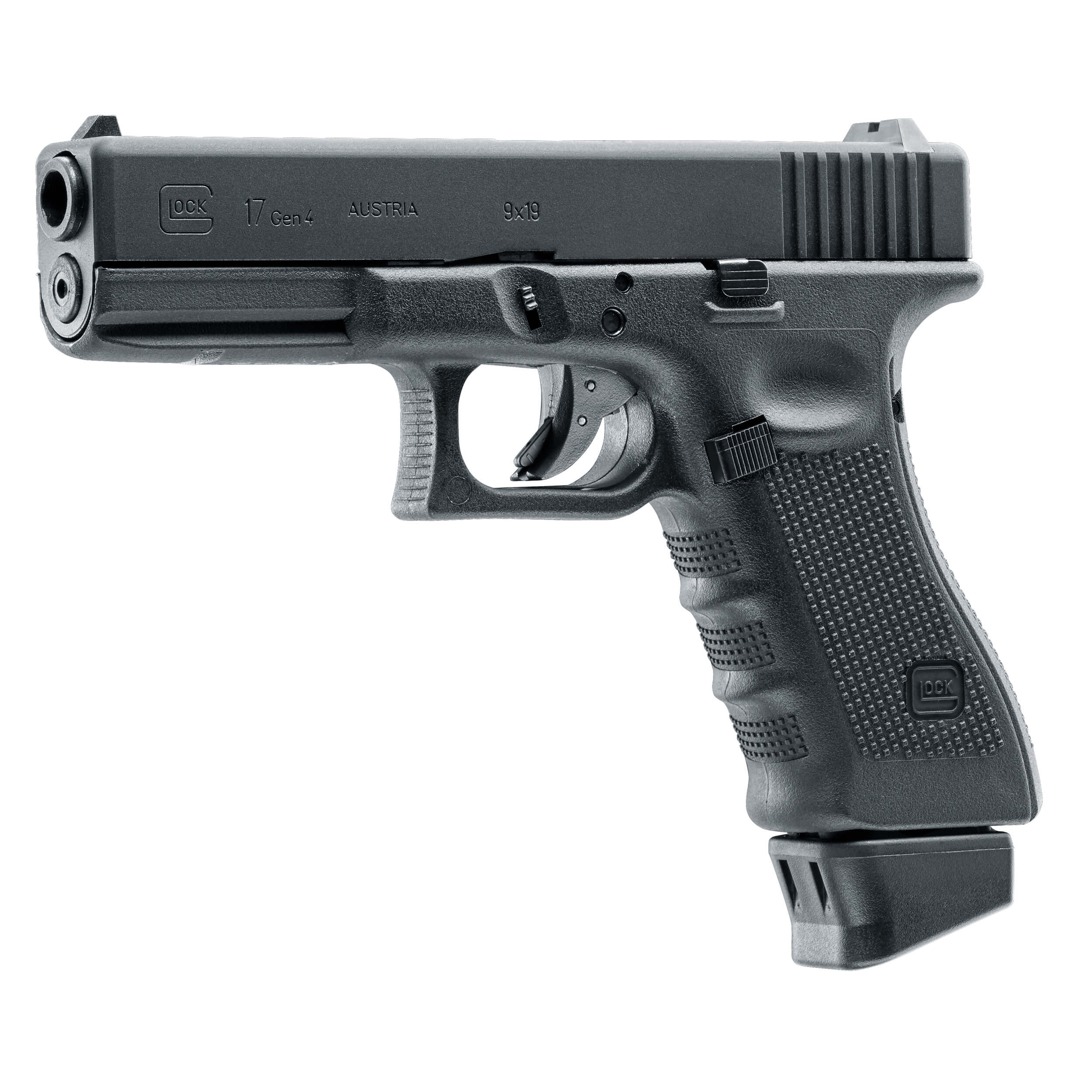 Airsoft GLOCK 17 Gen4 mit Metallschlitten und Blowback (CO2)