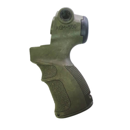 AGM-500 Pistol Grip for Mossberg 500 / 590 with black back cap AGM-500 Pistol Grip for Mossberg 500 / 590 with black back cap