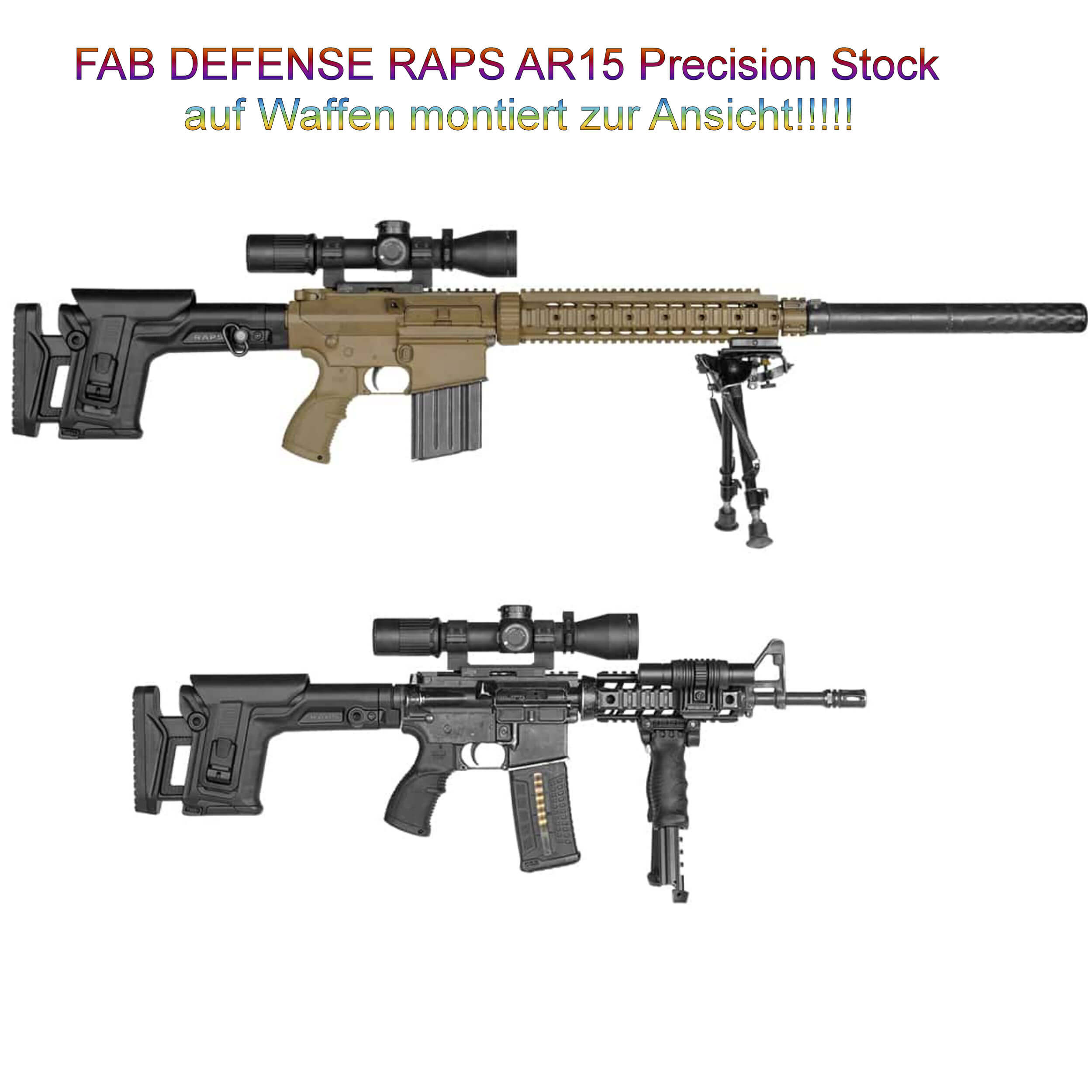 RAPS Sniper Präzisionsschaft für M-16 / AR15 / SR-25