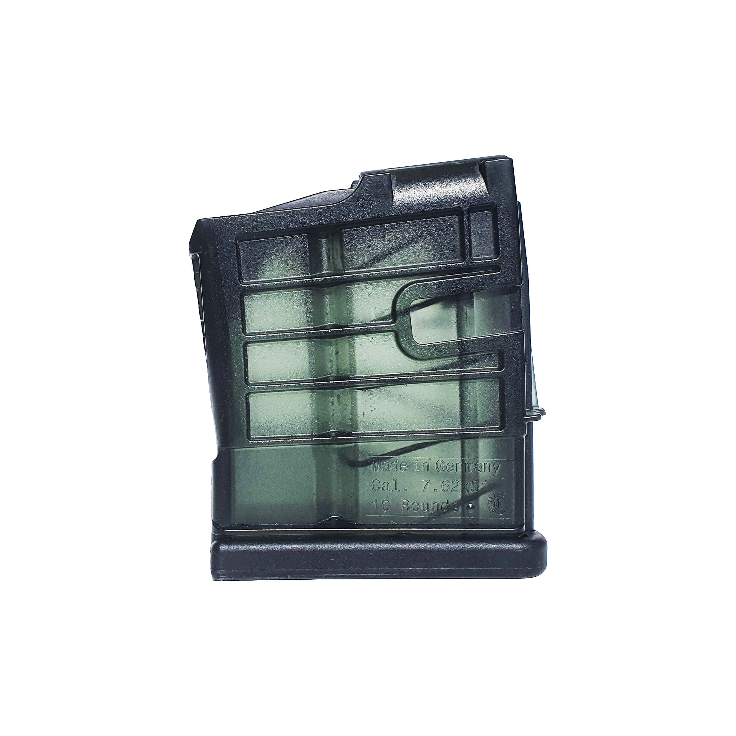 Heckler und Koch HK417-MR308 Magazin 10 Schuss, PVC Transparent H&K BLACK