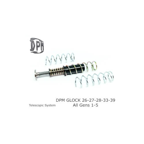 Glock 26 , 27 , 28 , 33 , 39 - Telescopic Recoil System GEN 1 , 2 , 3 , 4 , 5