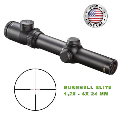 Bushnell Scope Elite M 1,25-4x24, 4A, Illuminated Bushnell Scope Elite M 1,25-4x24, 4A, Illuminated