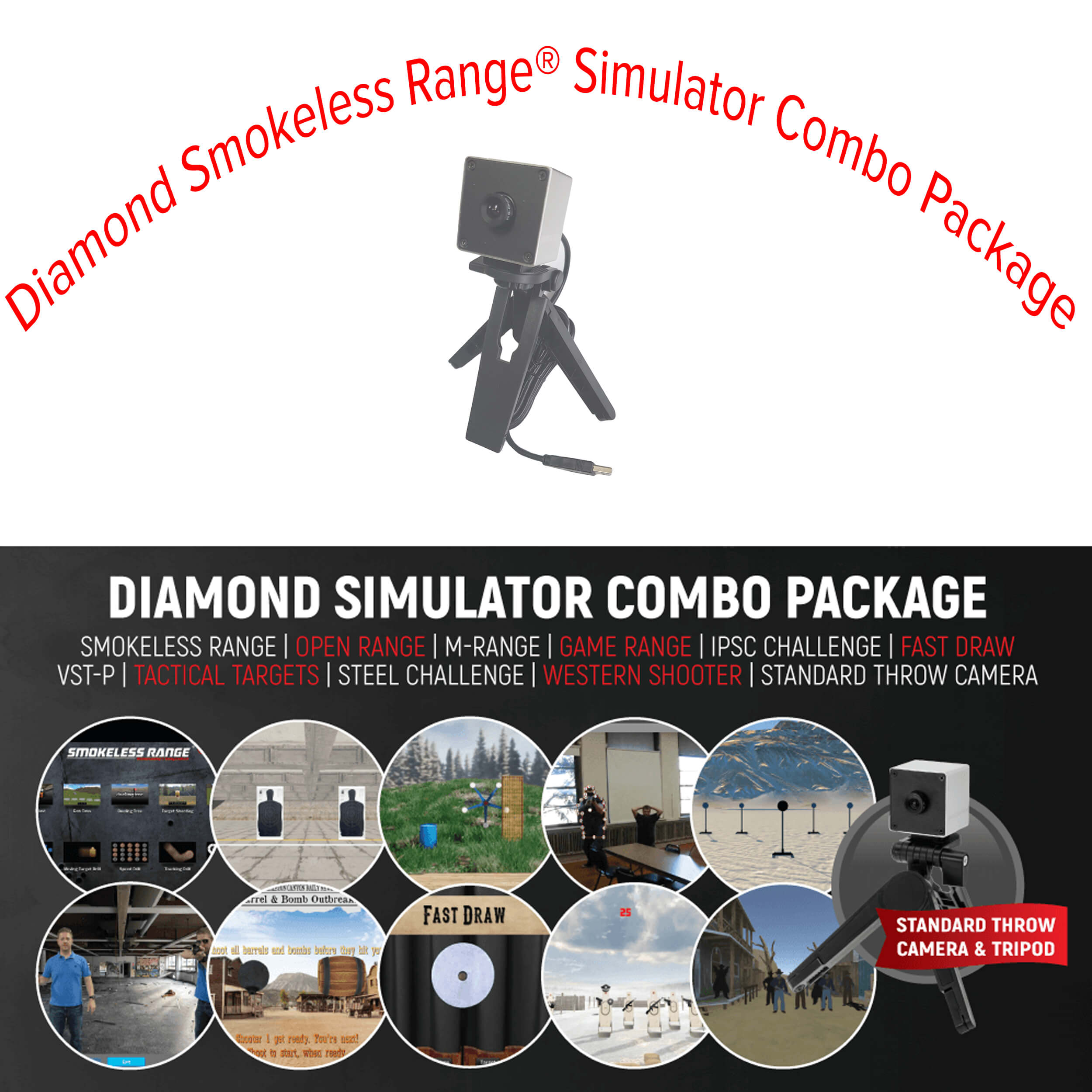 Diamond Smokeless Range ® Simulator Combo Package - DSCP002