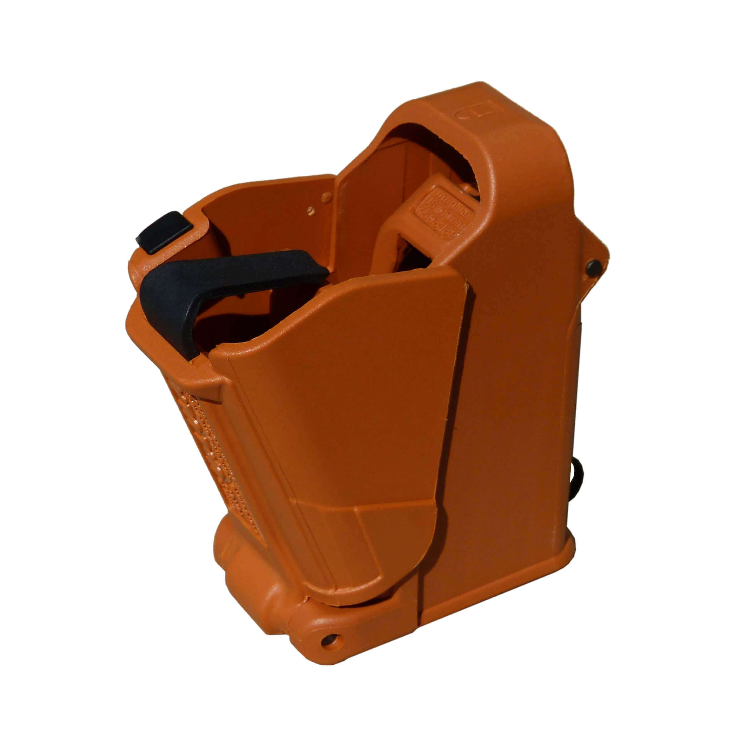 maglula® UpLULA®  9 mm to .45ACP universal pistol magazine loader – Brown Orange UP60BO
