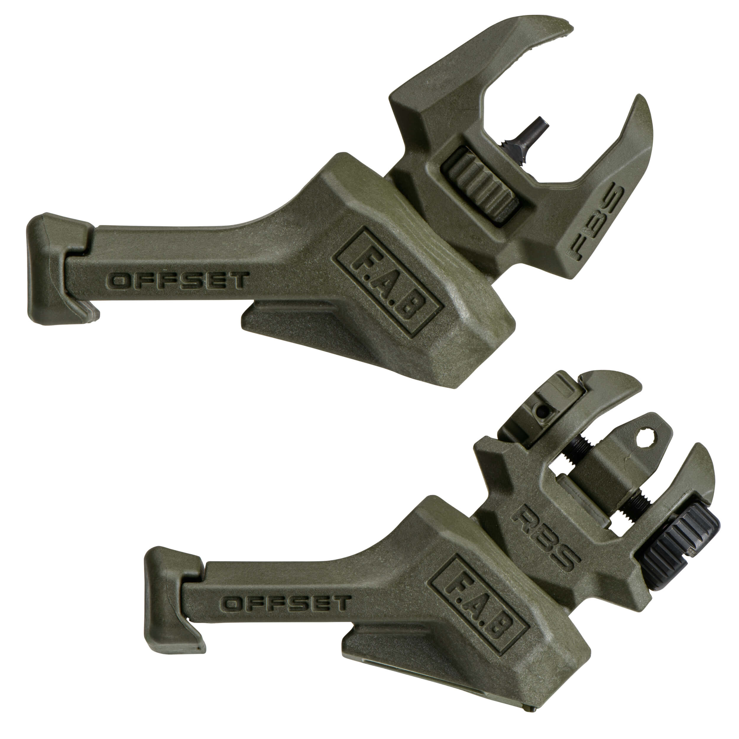 Offset Folding Backup Sights Kit (Linkshänder)