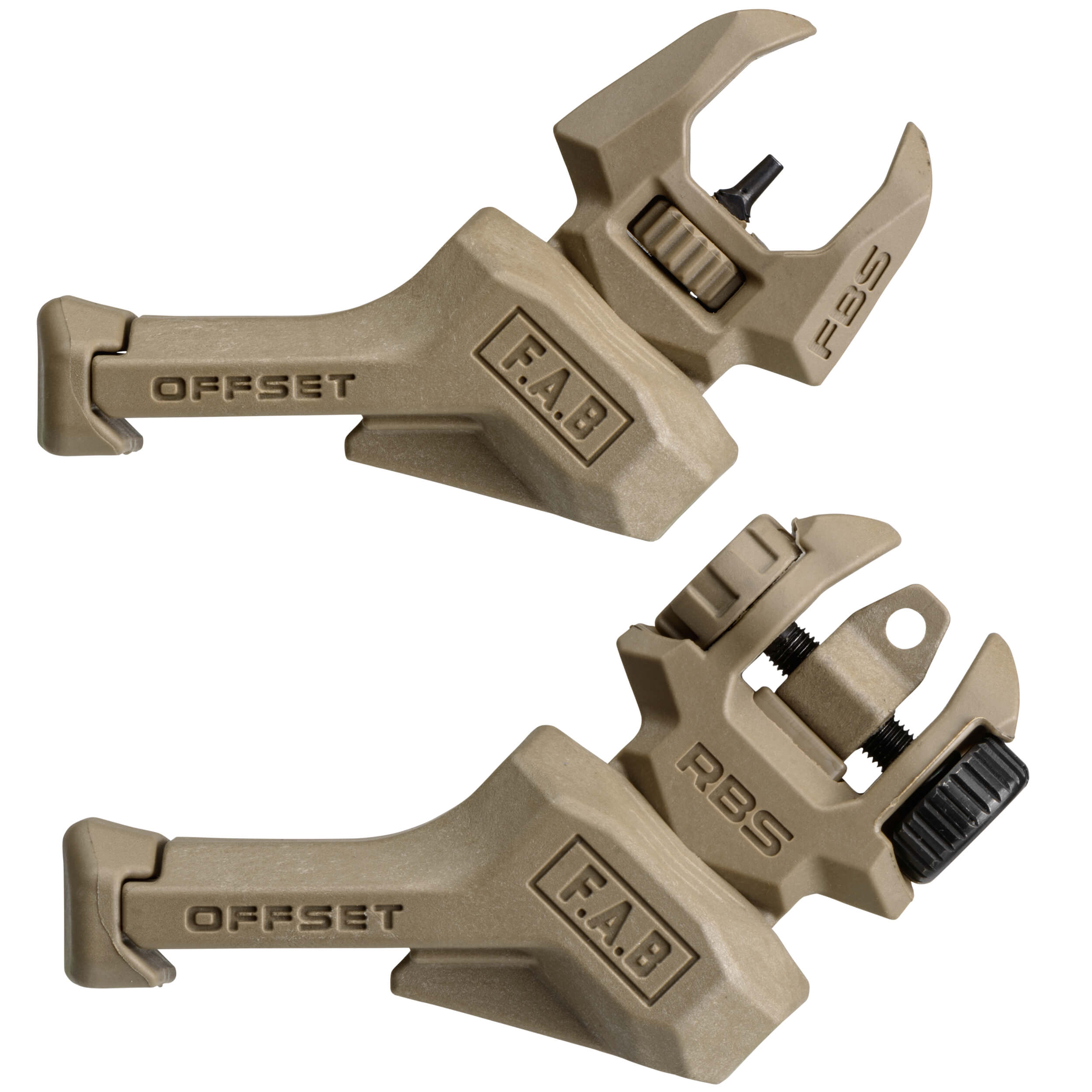 Offset Folding Backup Sights Kit (Links)