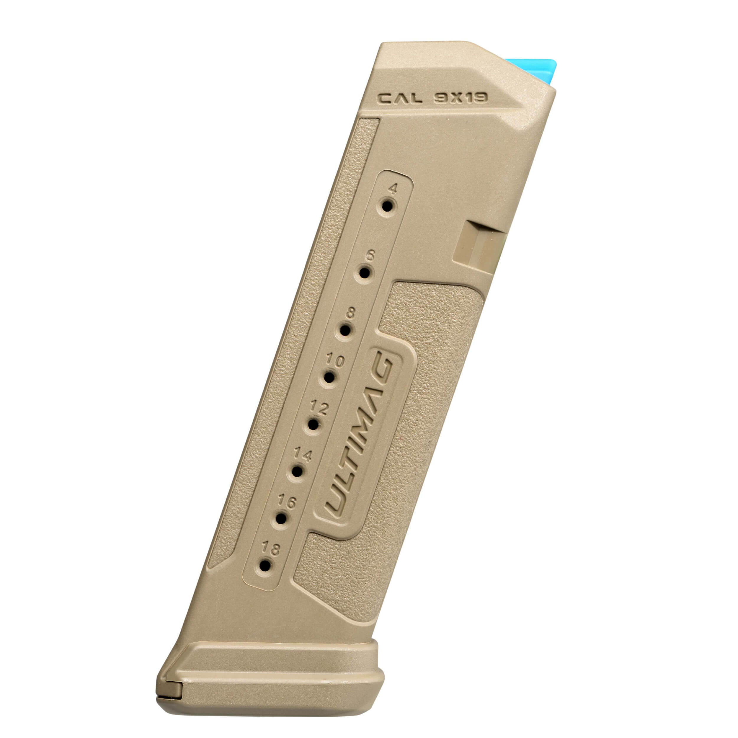 Ultimag Magazin für Glock 17 9mm (18 Schuss)