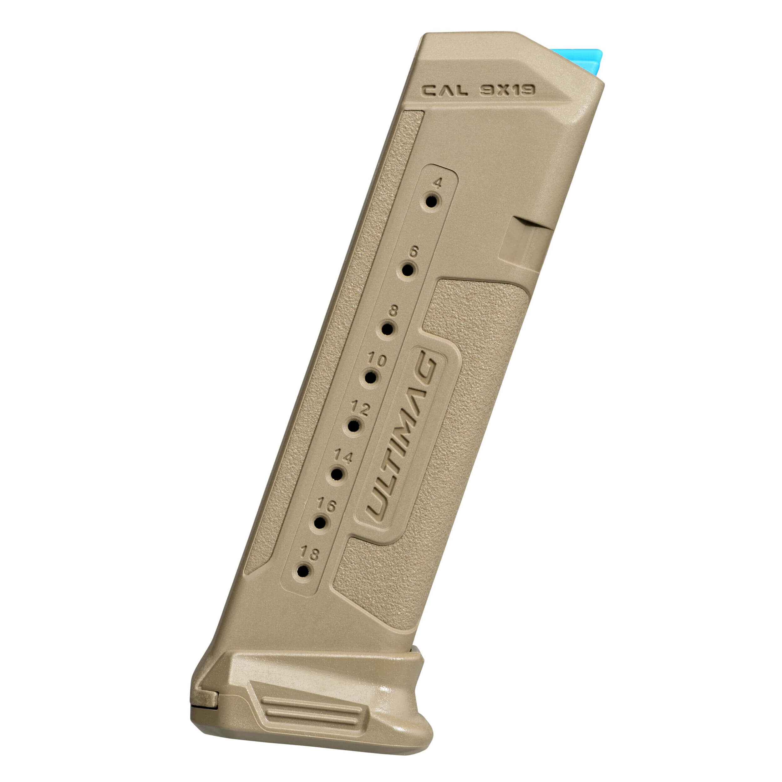 Ultimag Magazin fr Glock 17 9mm (18 Schuss)