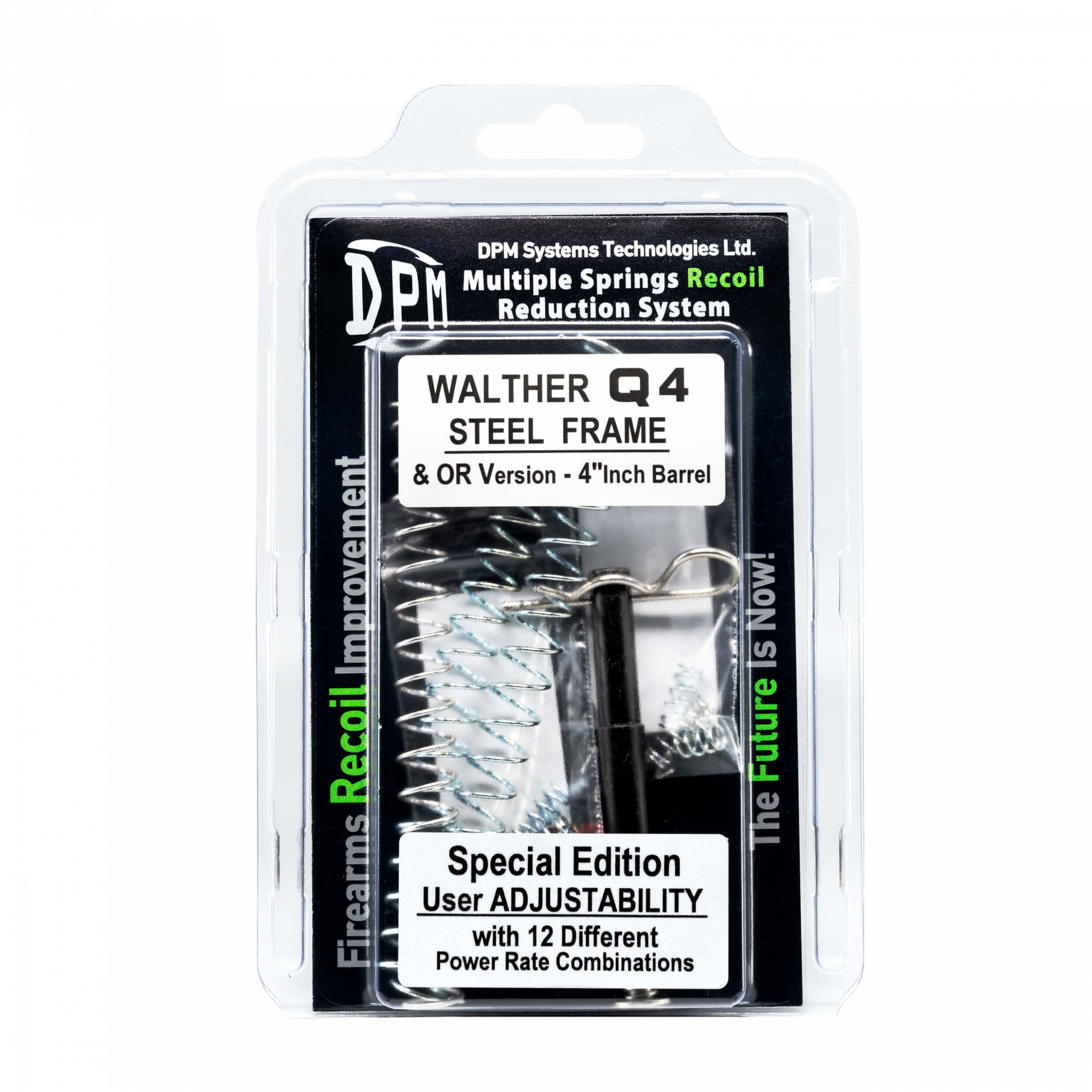 Walther Q4 Steel & Polymer Frame (TAC/M2, OR) 4″ Inch. Barrel -Open Version-