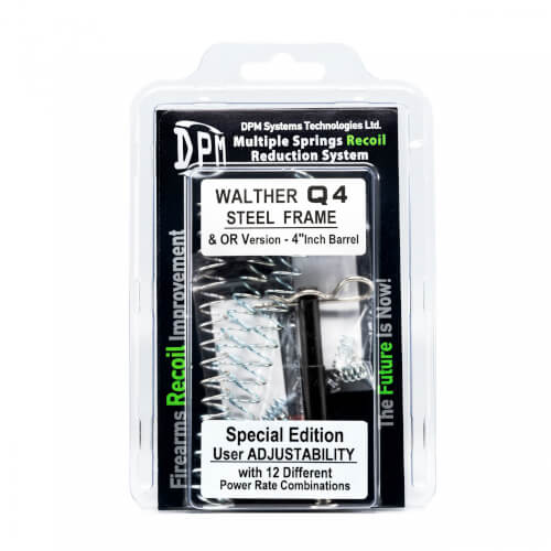 Walther Q4 Steel & Polymer Frame (TAC/M2, OR) 4″ Inch. Barrel -Open Version-