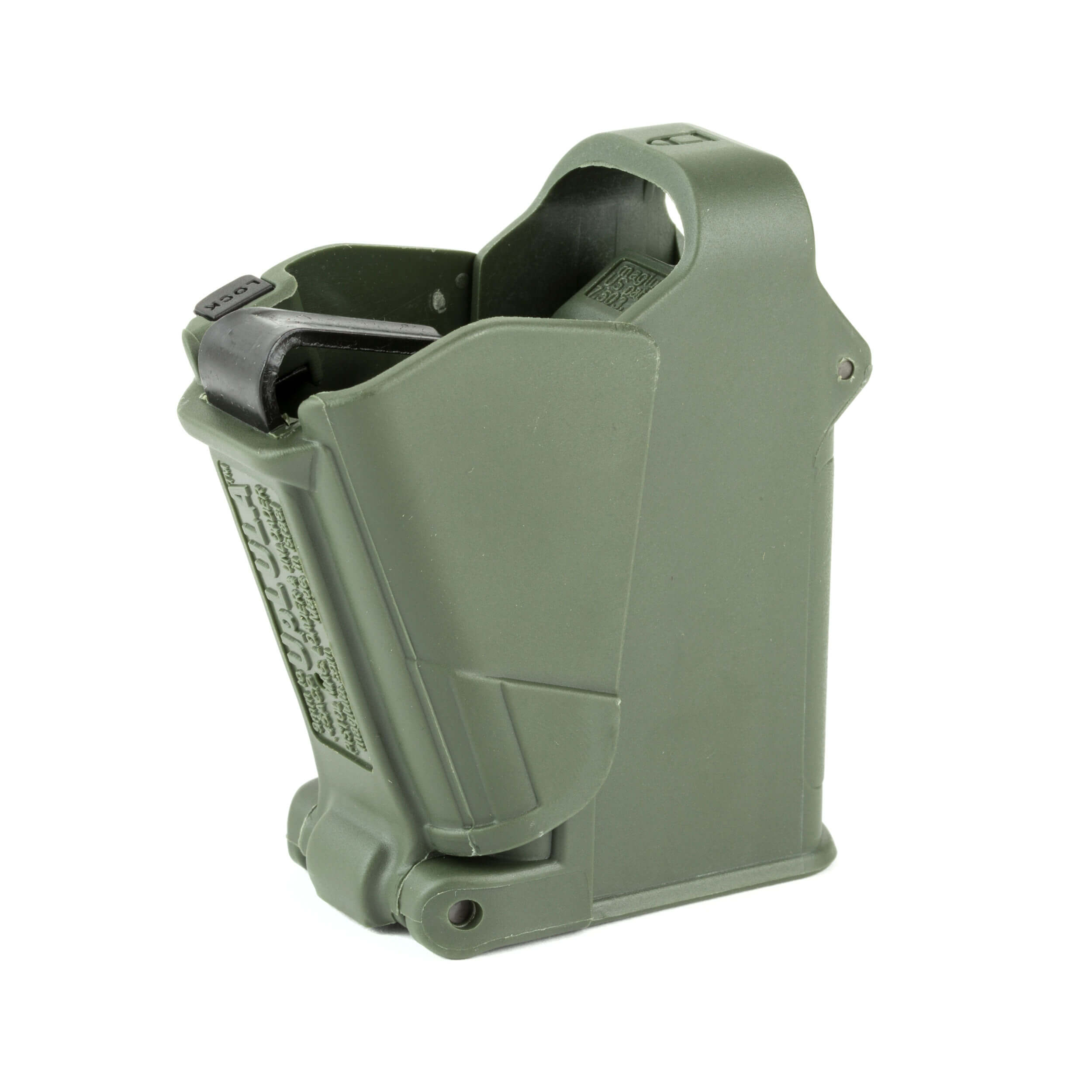 maglula® UpLULA®  9 mm to .45ACP universal pistol magazine loader – Dark Green UP60DG