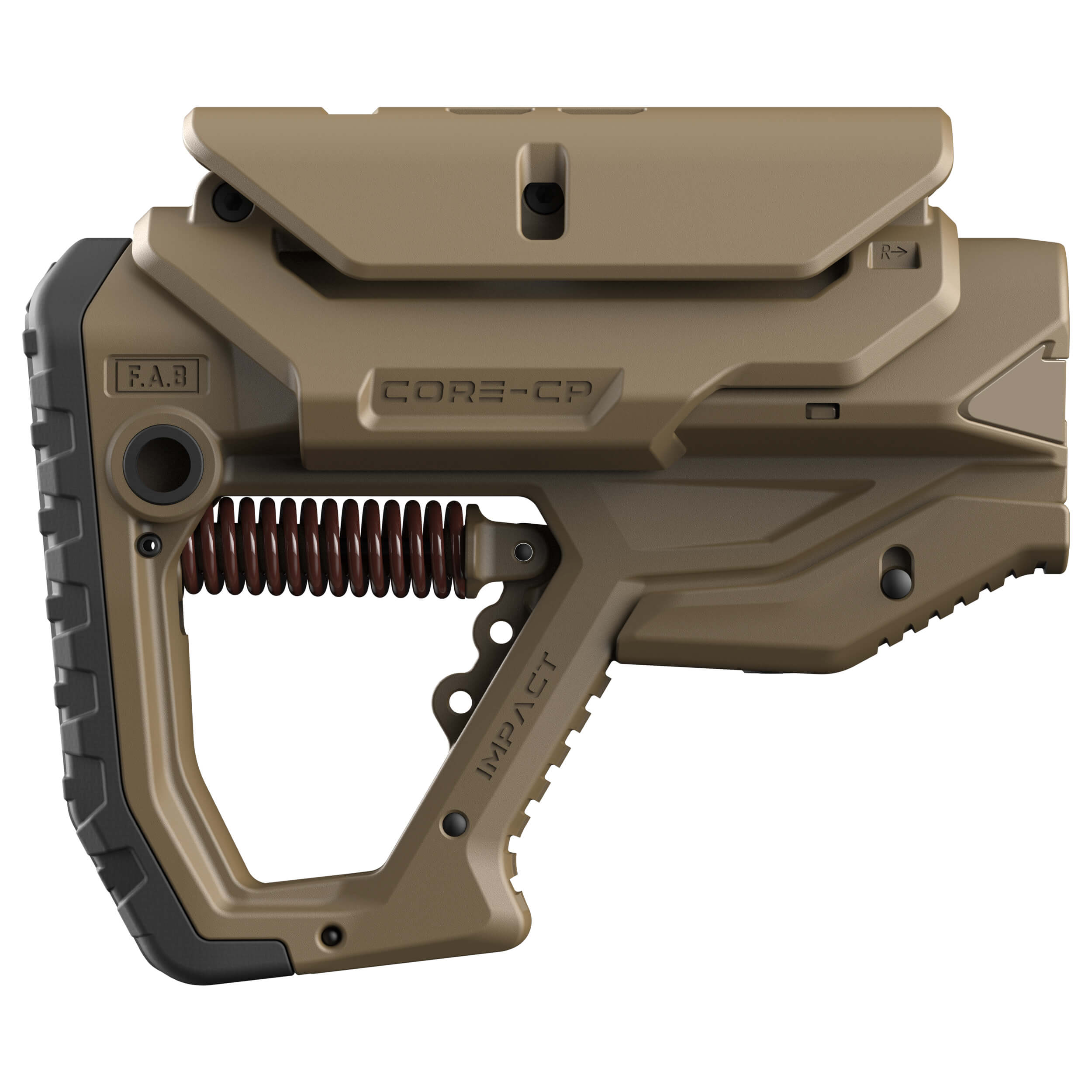 GL-CORE IMPACT CP Recoil Absorbing Buttstock mit  Wangenauflage