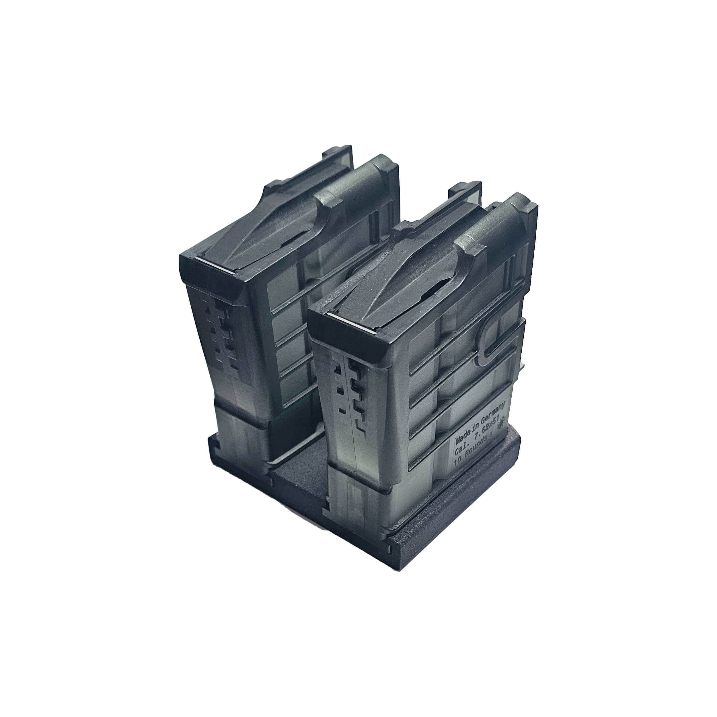 ISSProtectiontrade Magazine Coupler with  2X Heckler & Koch MR308 / HK417  Magazines (IPSC compliant)