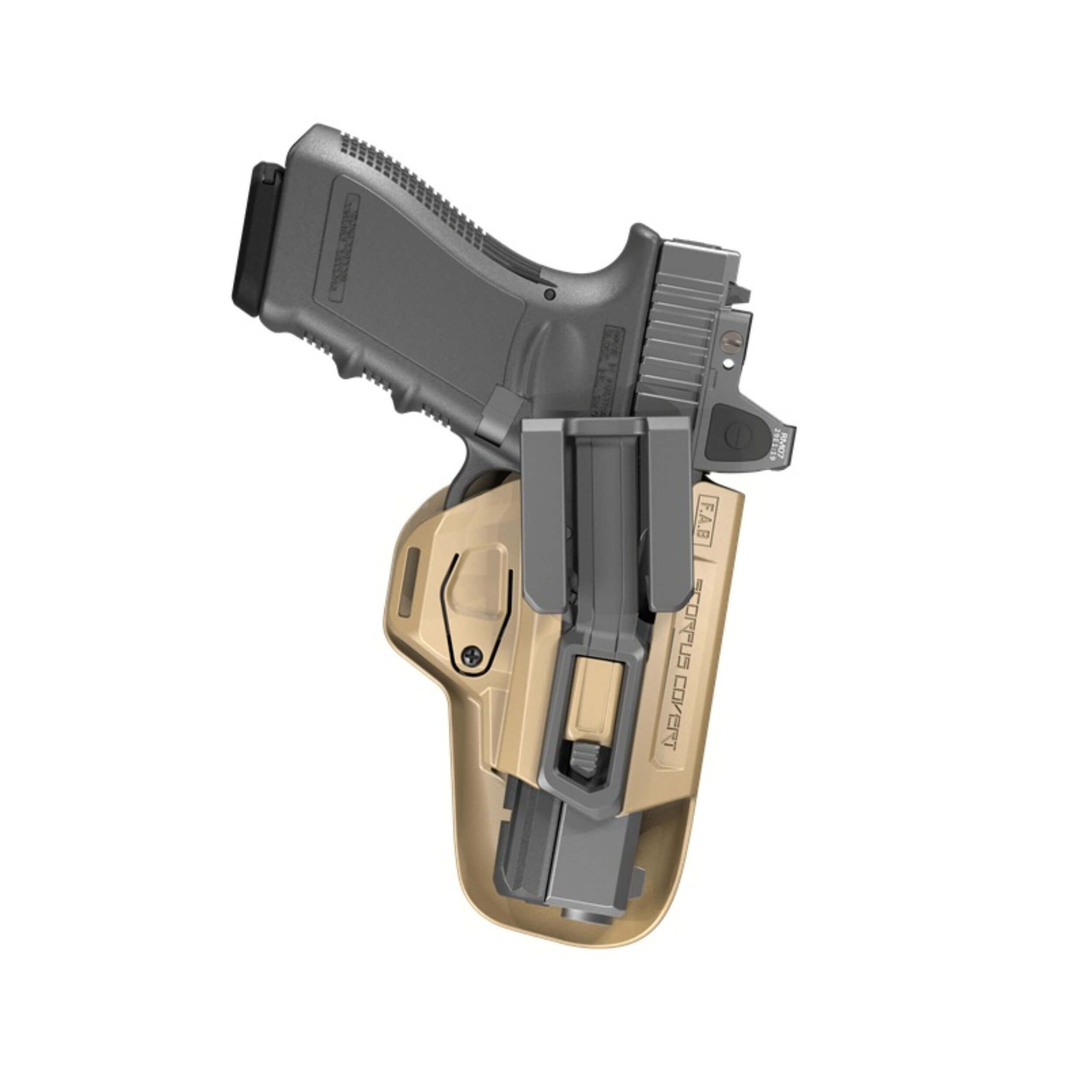 FAB Defense MULTI Scorpus IWB Innenholster - IWB-Holster (TAN) RECHTS HOLSTER