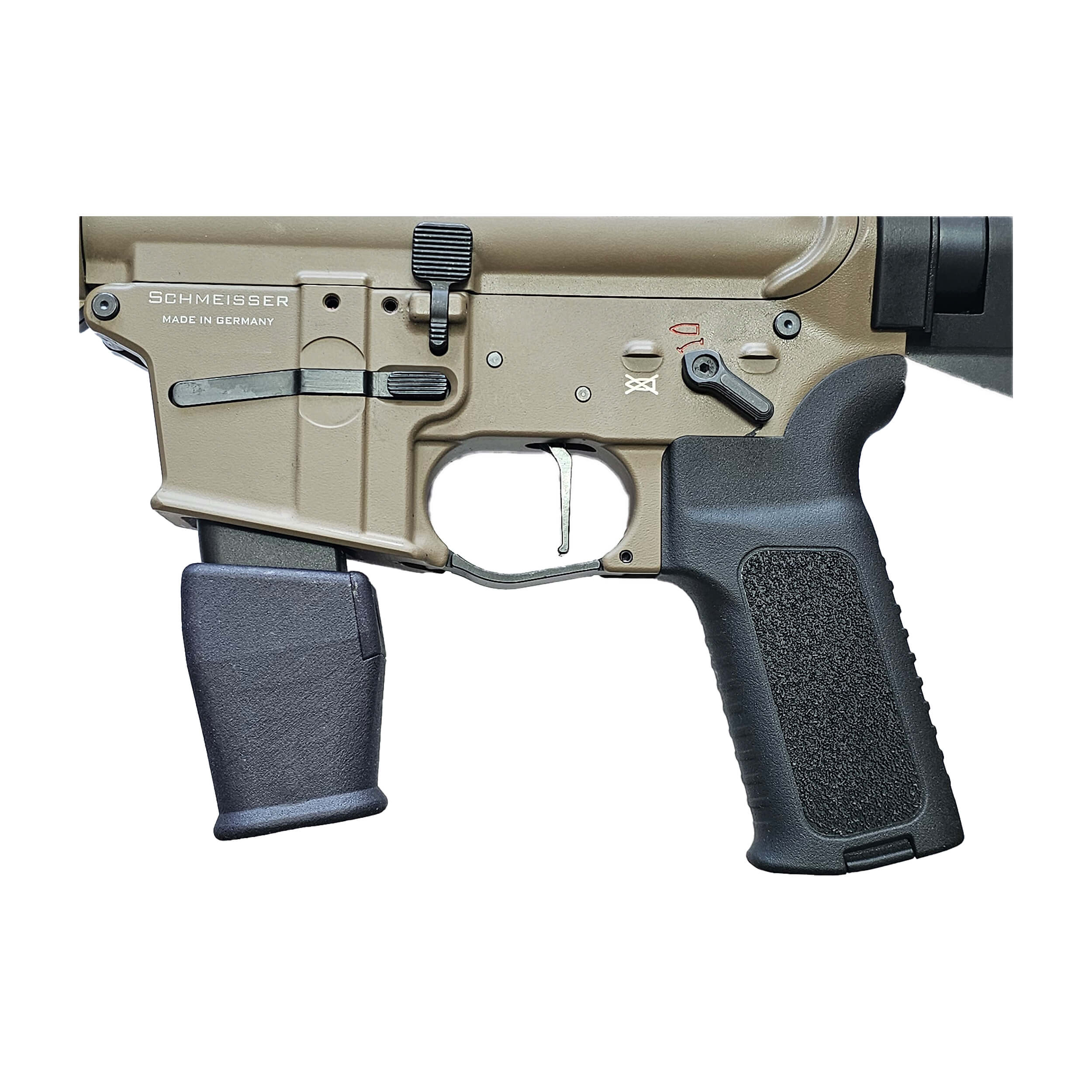  ISSProtectiontrade Magazin Koppler Kit für Schmeisser AR-15-9mm Büchsen (10 Schuss) INKL. FRÄSUNG