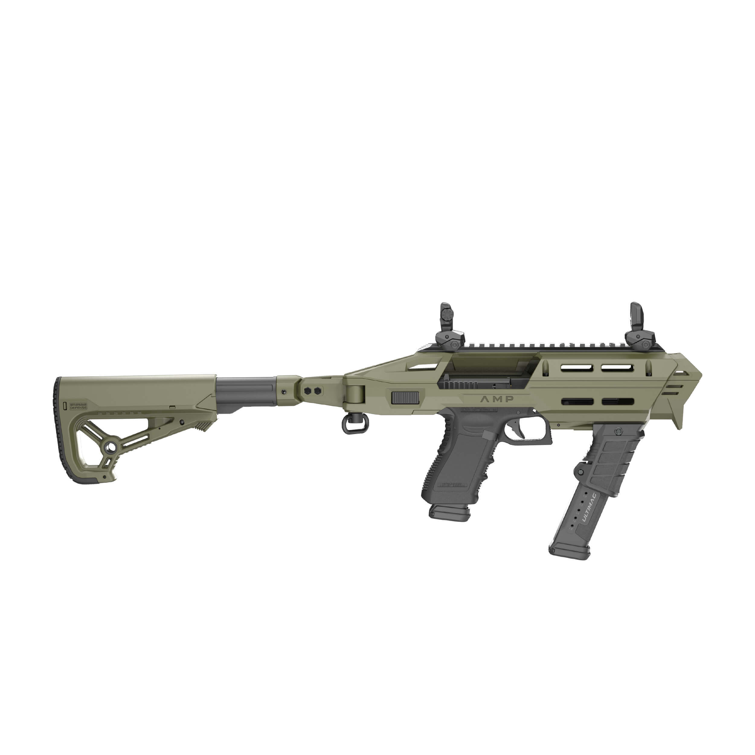 FAB AMP M4 PRO KPOS Pistol Conversion Kit -  Für Walther PDP 4.5/ 5/ 5.1 