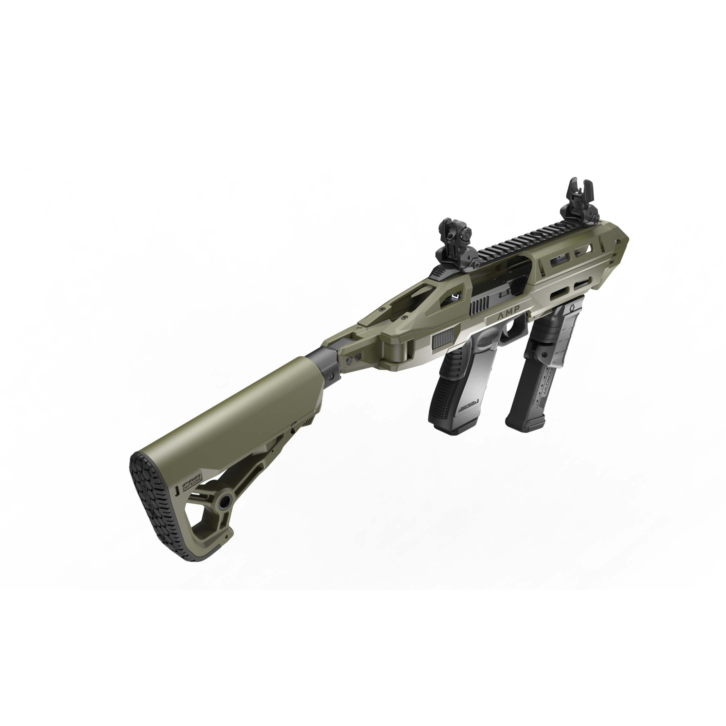 FAB AMP M4 PRO KPOS Pistol Conversion Kit - Für CZ Shadow 2 oliv