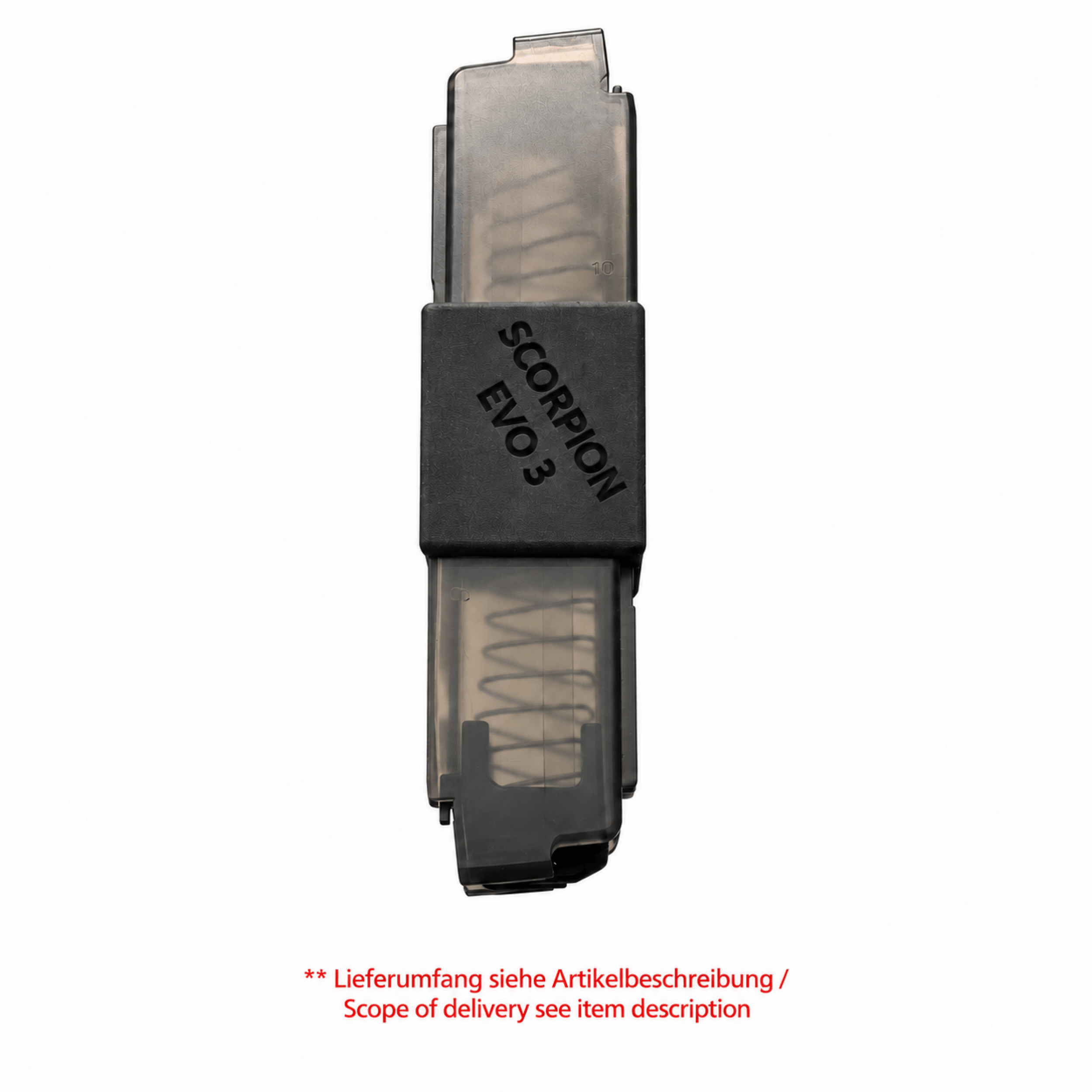 ISSProtectiontrade Magazin Koppler gedreht für CZ Scorpion EVO 3 Magazine